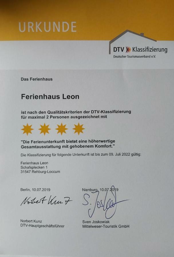 Ferienhaus Leon Mit Sauna Rehburg-Loccum Exteriér fotografie
